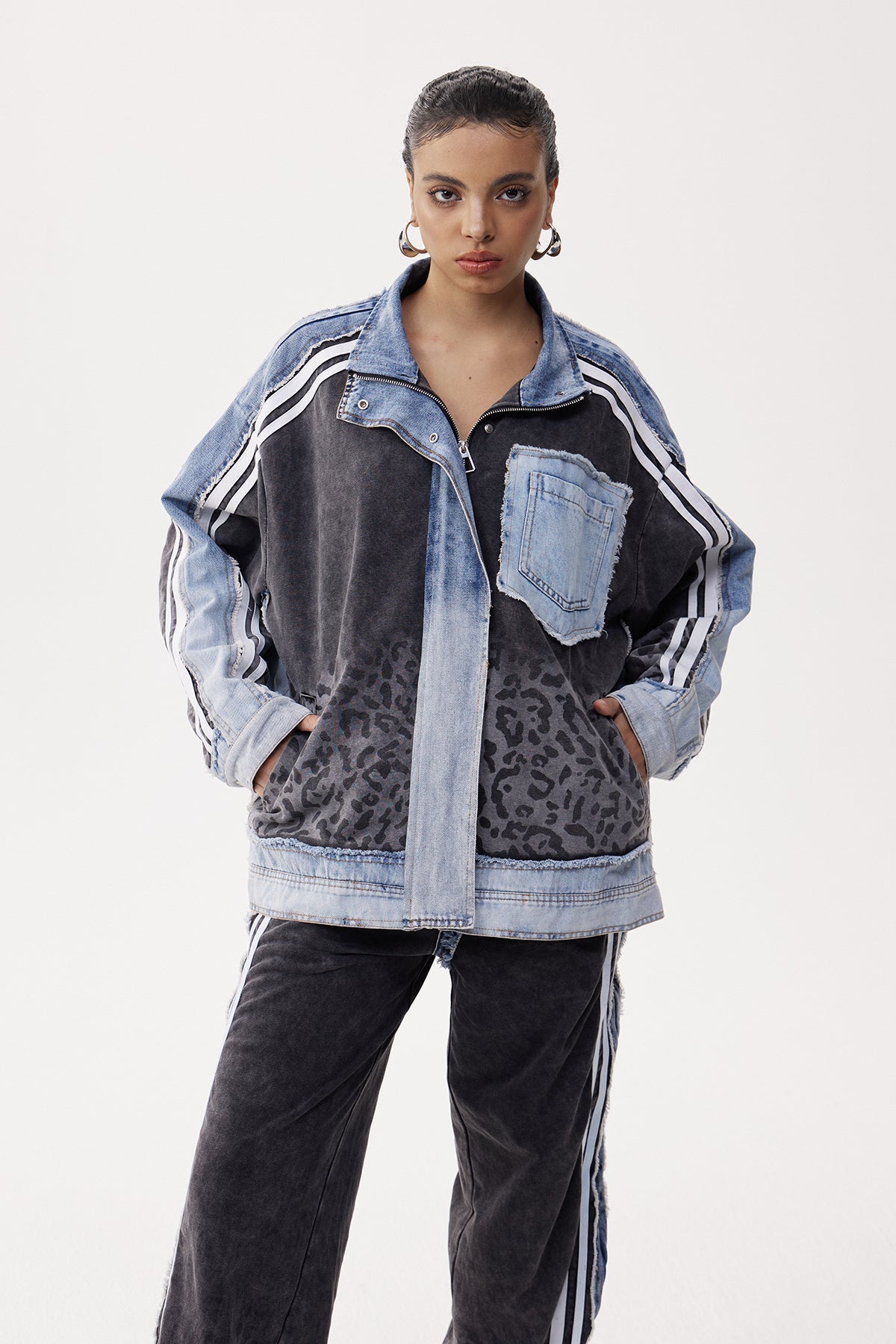 Elfrida Leopard Hayley Deconstruct Pantolon Takımı