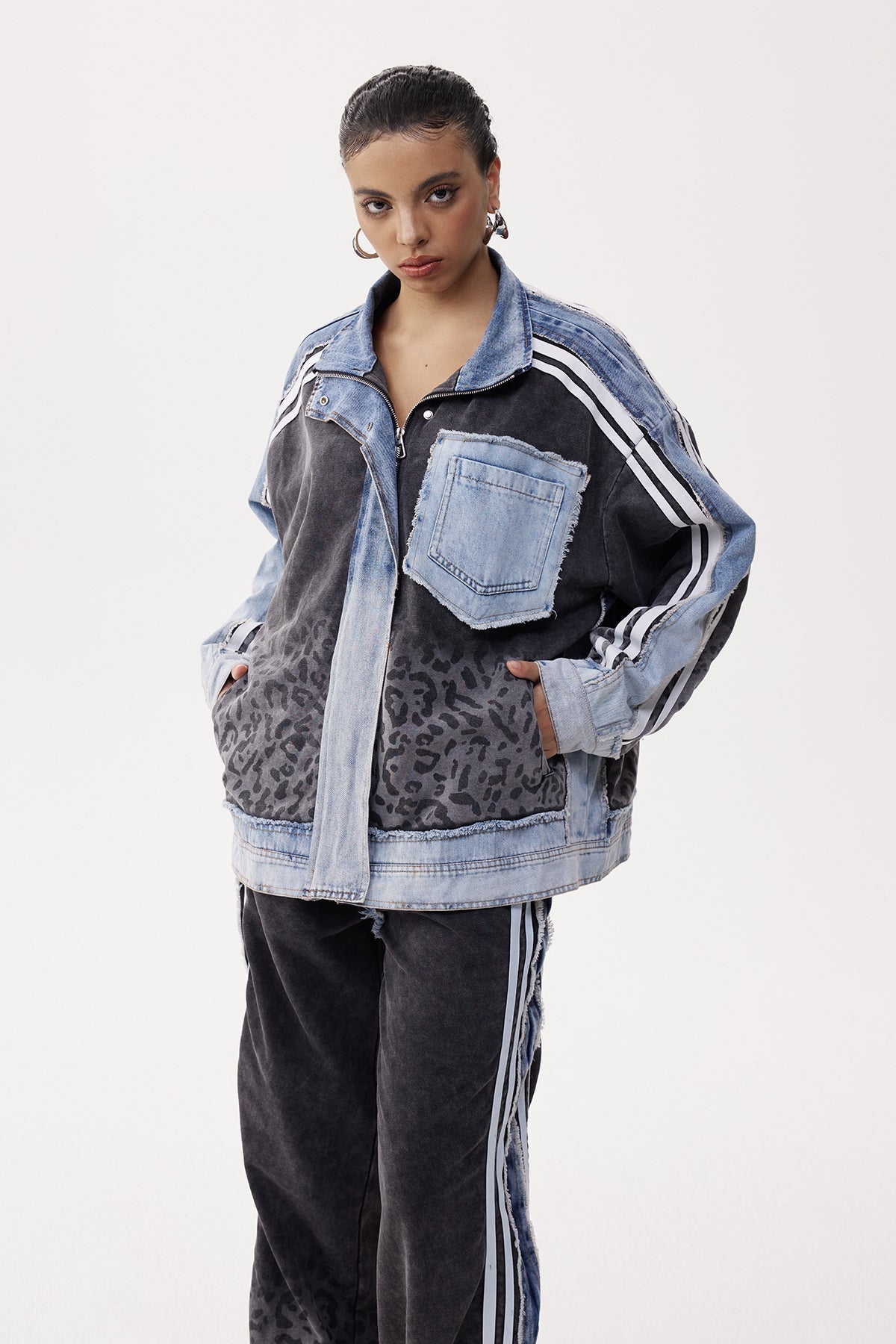 Elfrida Leopard Hayley Deconstruct Pantolon Takımı