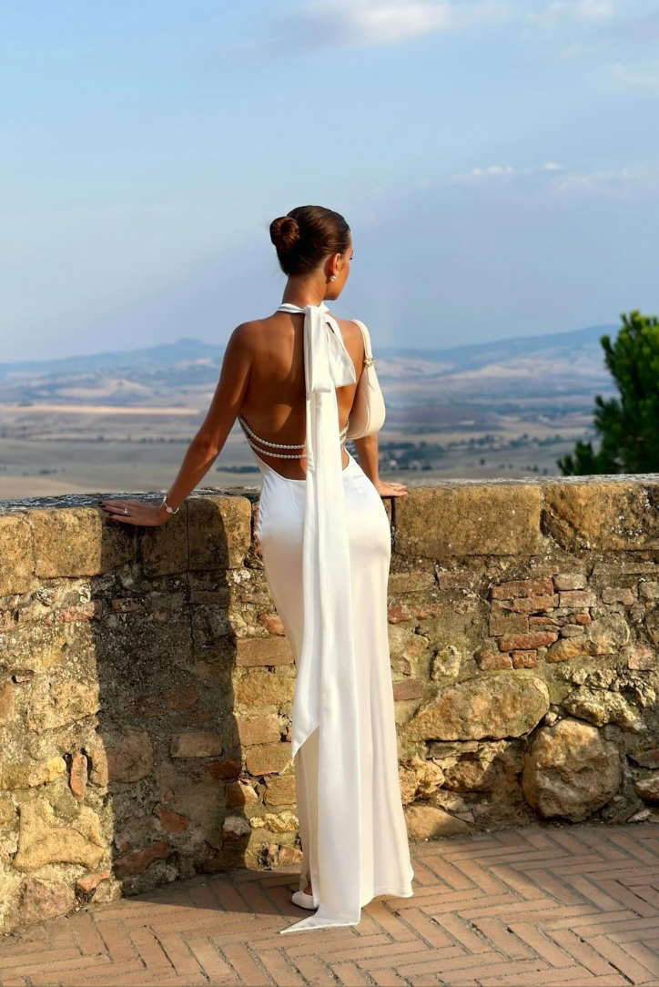 Giulia İnci Detay Maksi Elbise