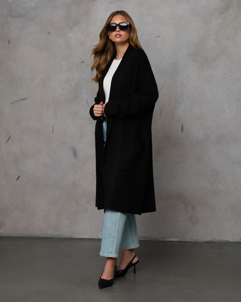 Homebound Örgü Duster Hırka