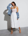 Simply Darling Kare Yaka Midi Elbise