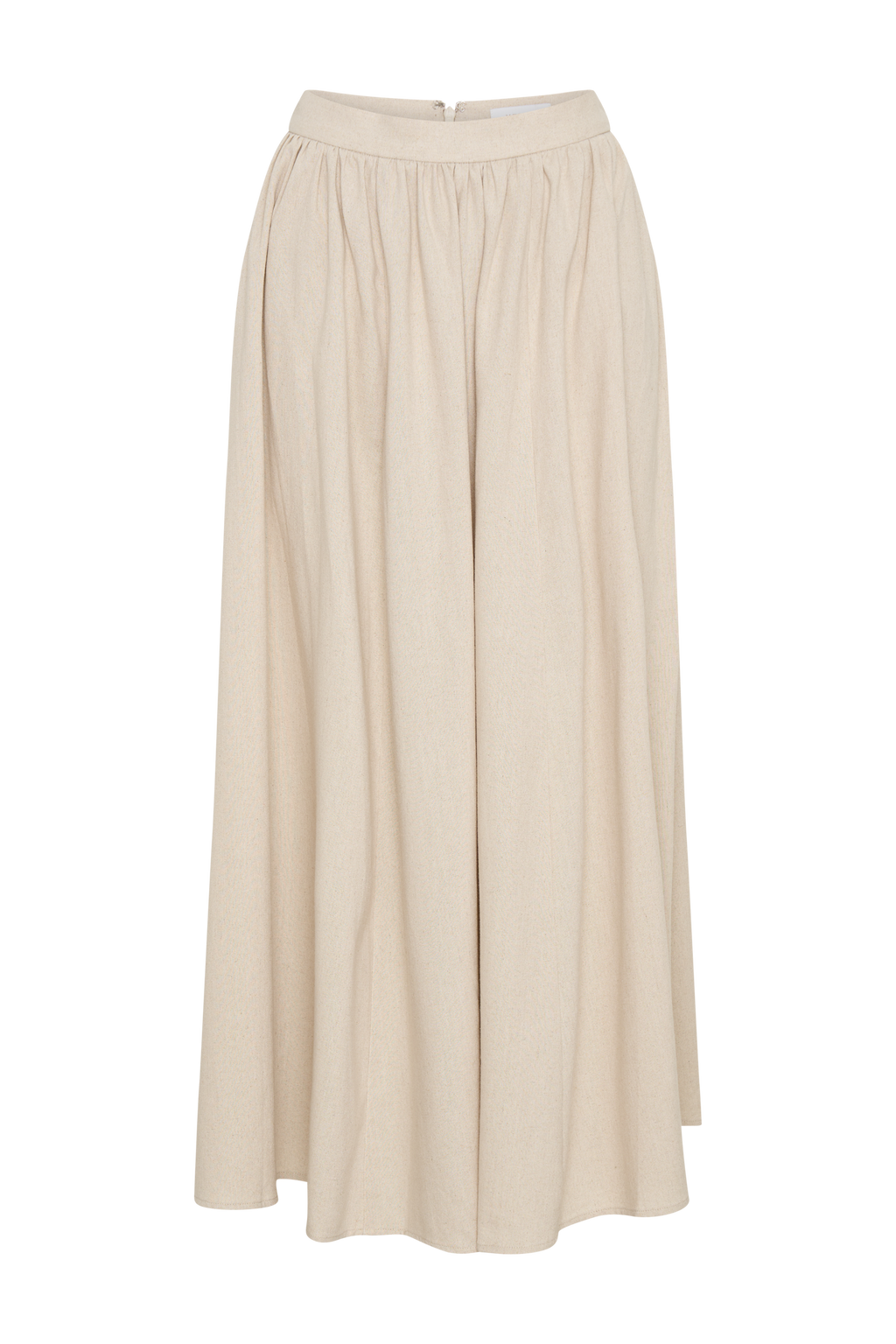 Clarence Keten A-Line Maxi Etek - Natürel