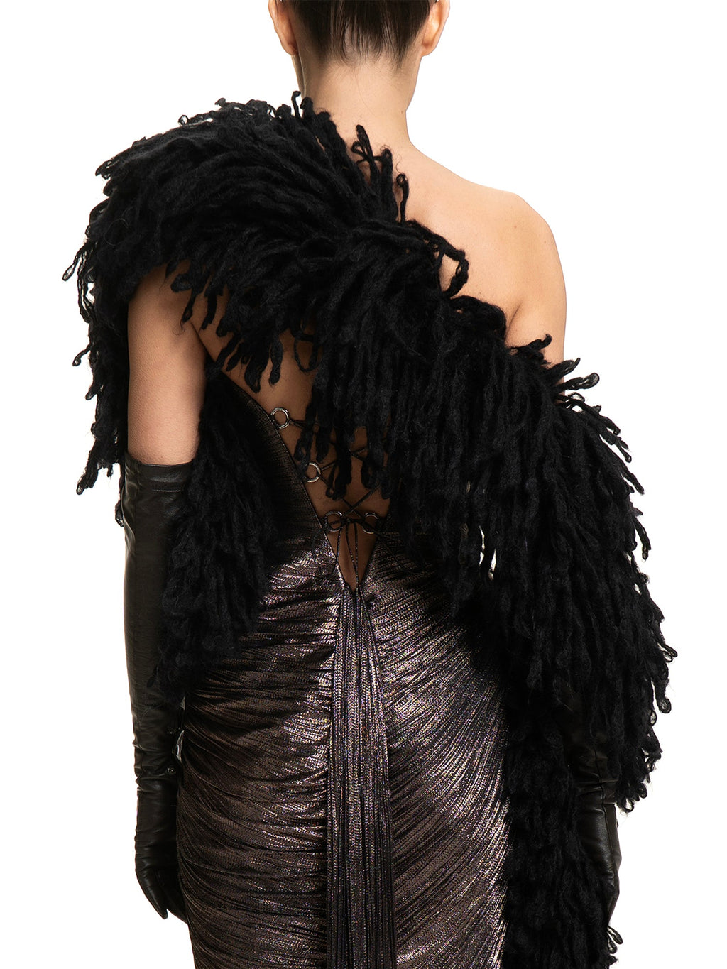 LEANDRA Uzun Deri Eldiven
