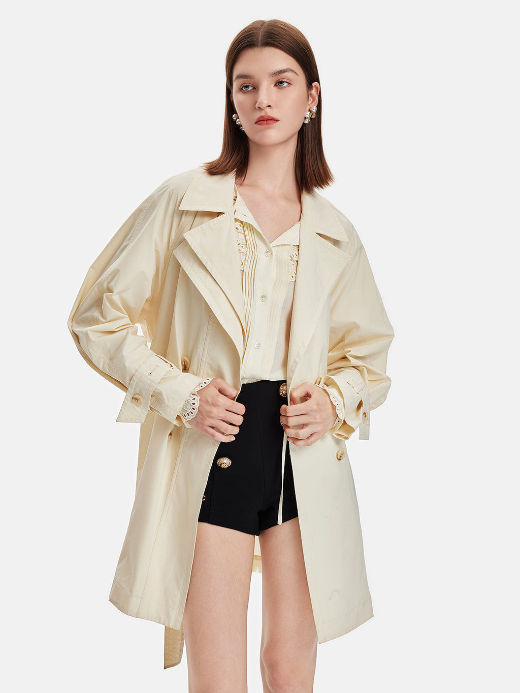Hafif Minimalist Trençkot