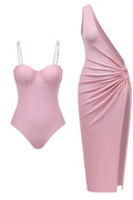 Blush Babe Monokini Mayo & Pareo Takım