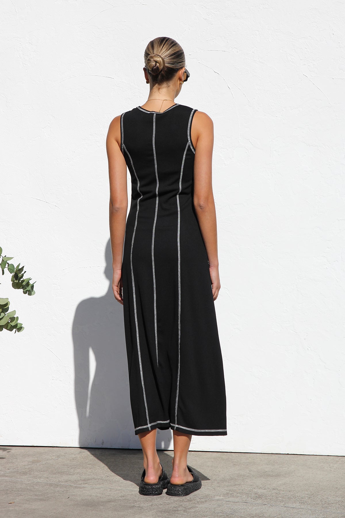 Ariana Maxi Elbise-Siyah