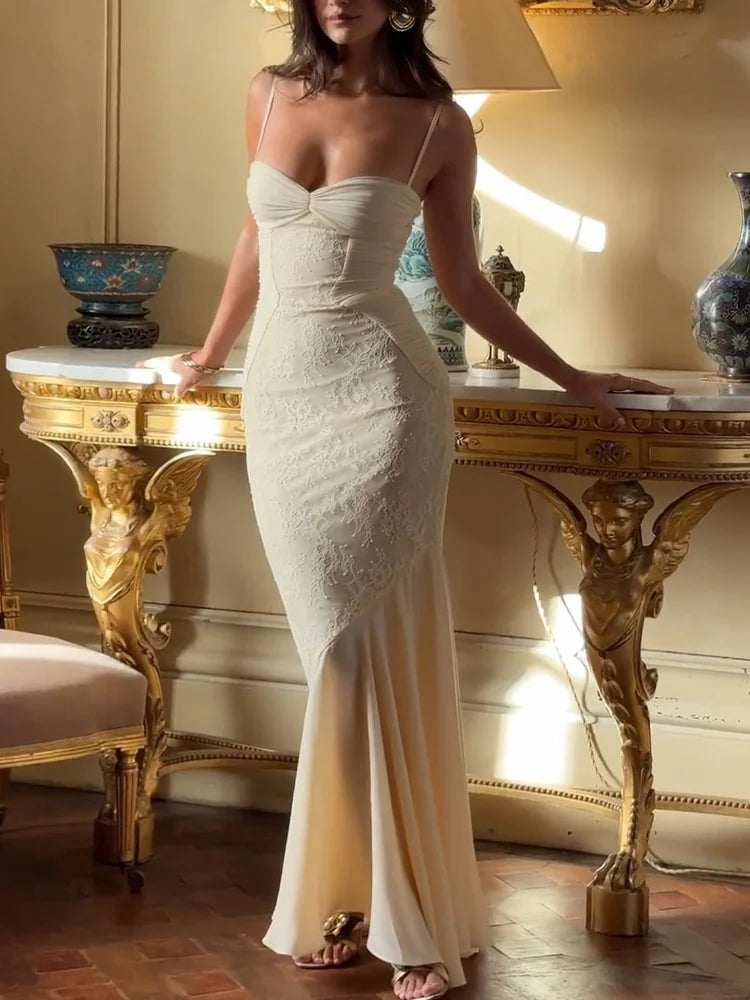 Denizkızı Bodycon Maksi Elbise