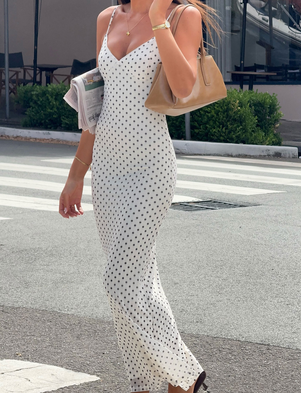 Julianna Basklı Elbise
