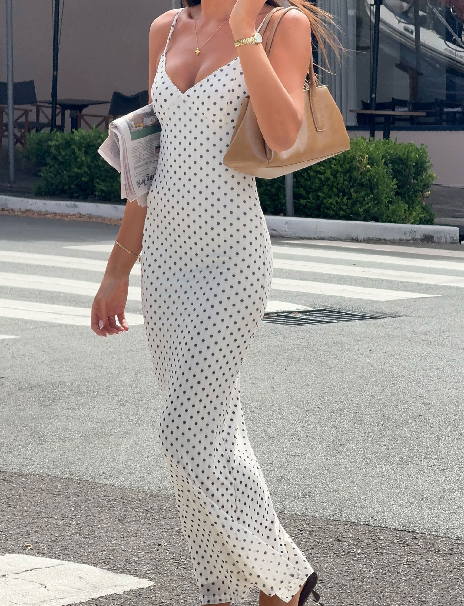 Julianna Basklı Elbise