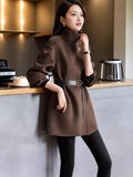 Siyah Peplum Belli Blazer Ceket