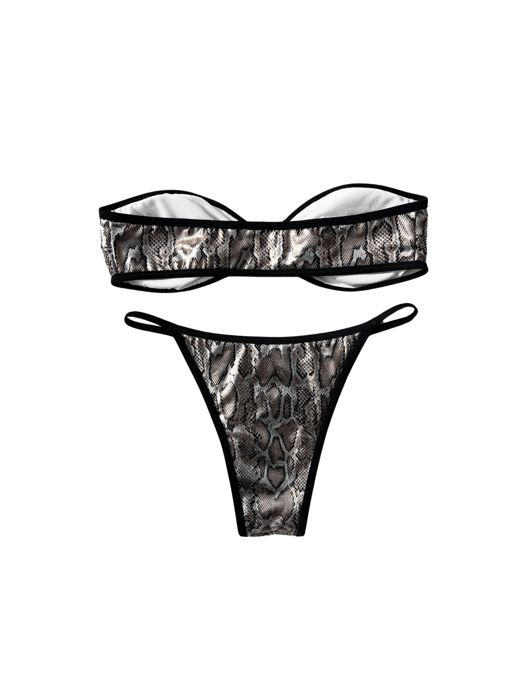 Yılan Desenli Bikini Takım