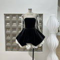 Black Velvet Elbise