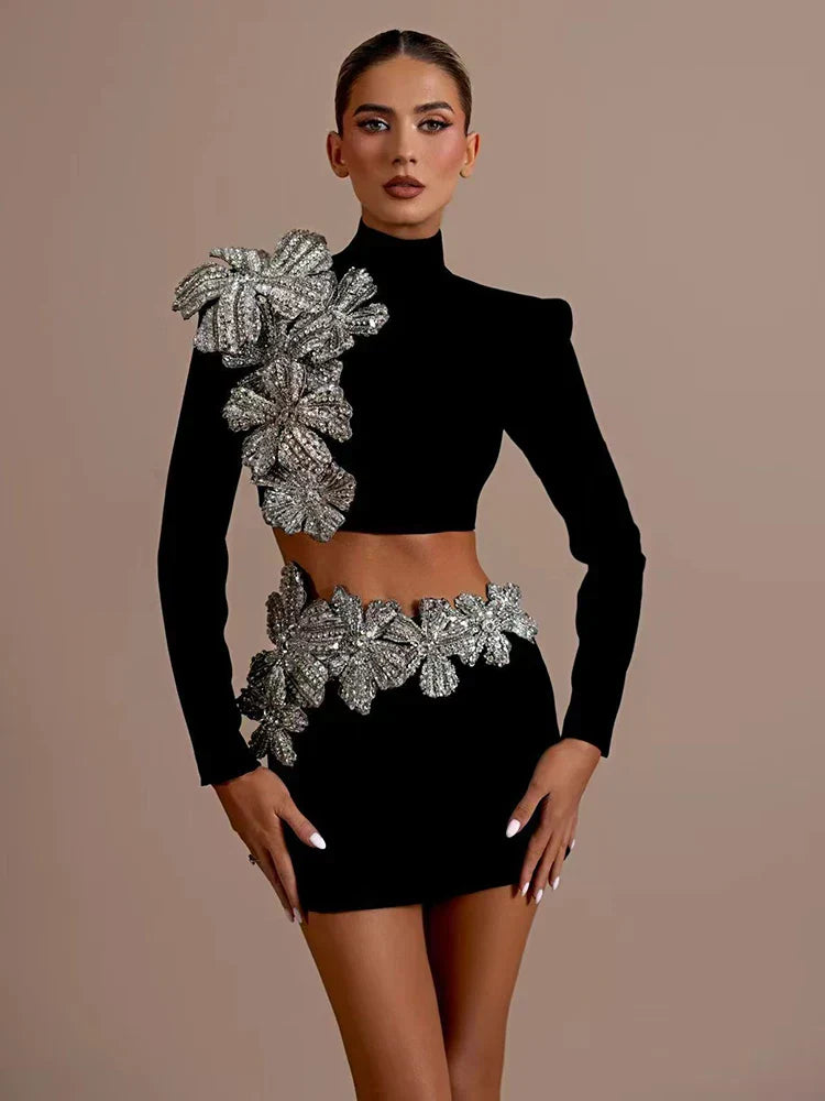 Kynlee | Zarif Süslemeli Set