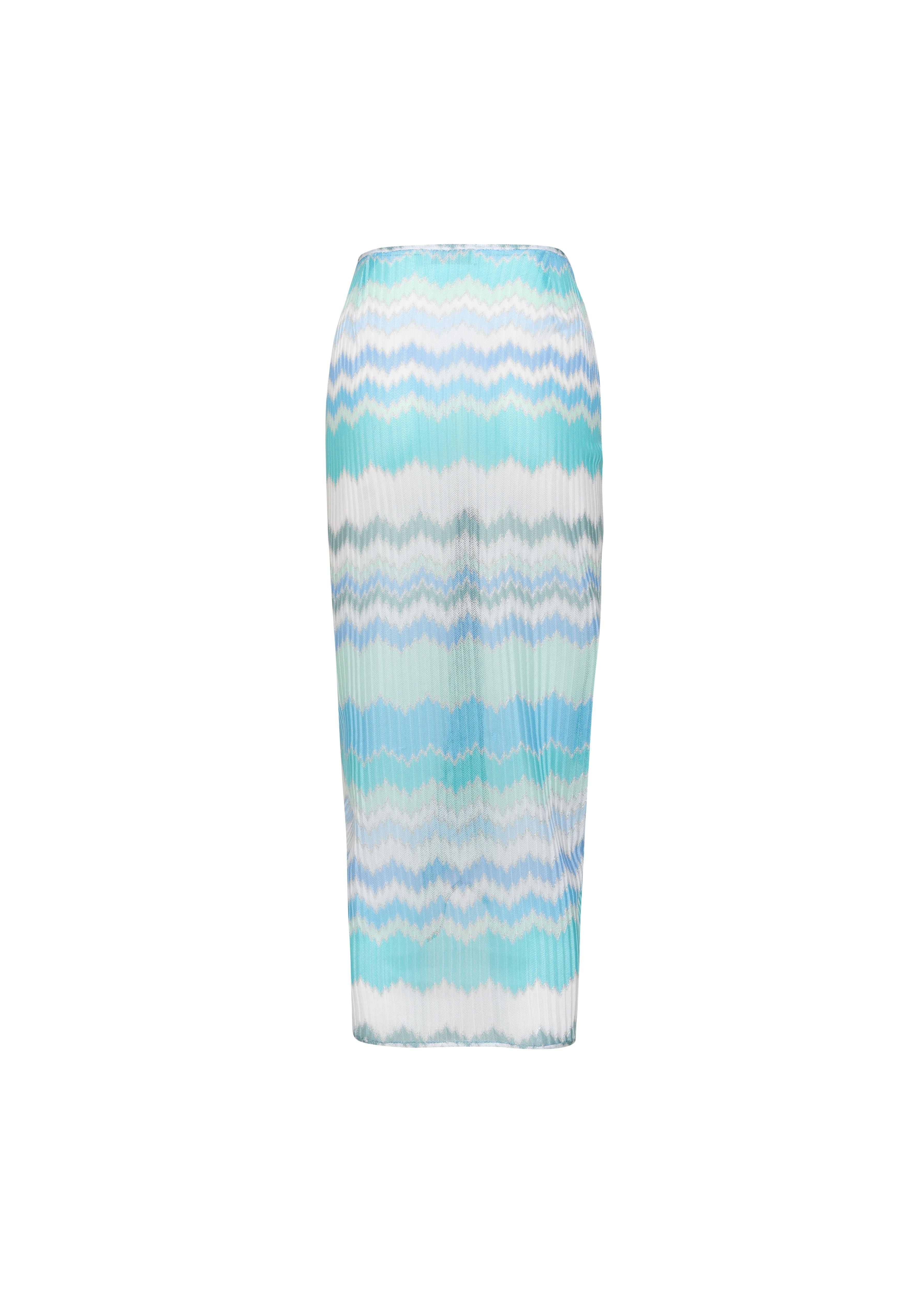 Pareza Örgü Pareo Zigzag Metalik Almara