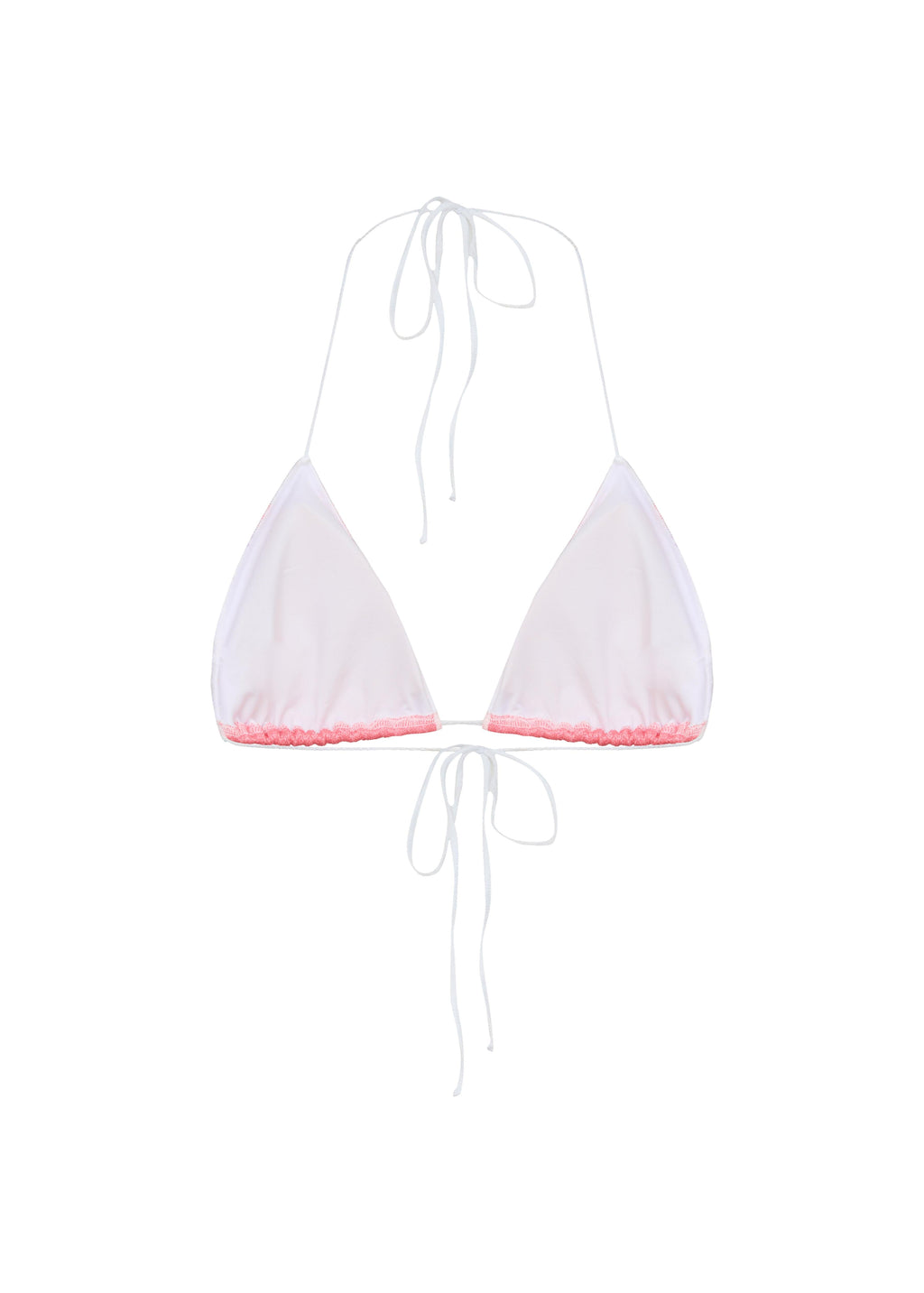 Avila Üçgen Örgü Bikini Üstü Zigzag Metalik Soleia