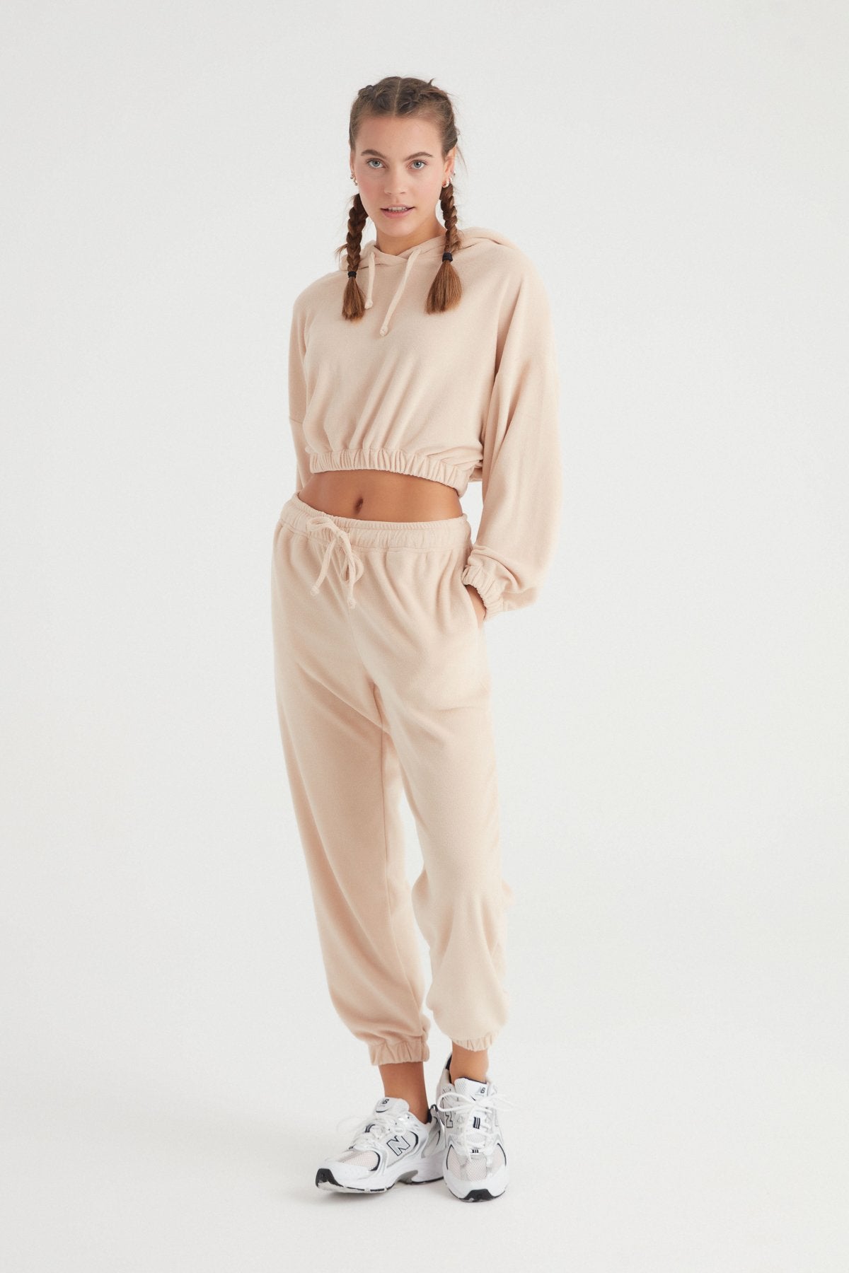 Miki Terry Sweatshirt Bej