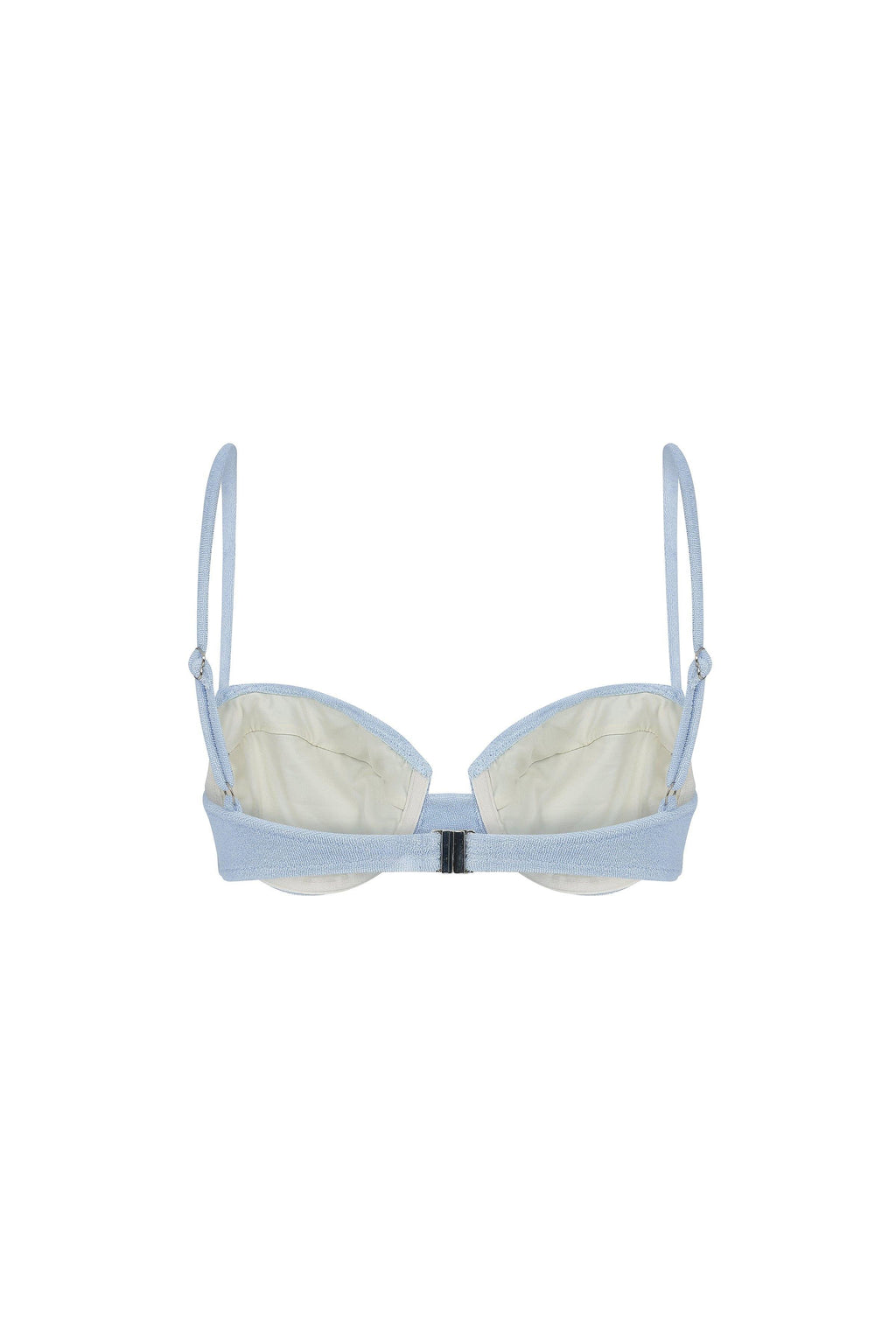 Scarlet Terry Balconette Bikini Üstü Bebe Mavisi