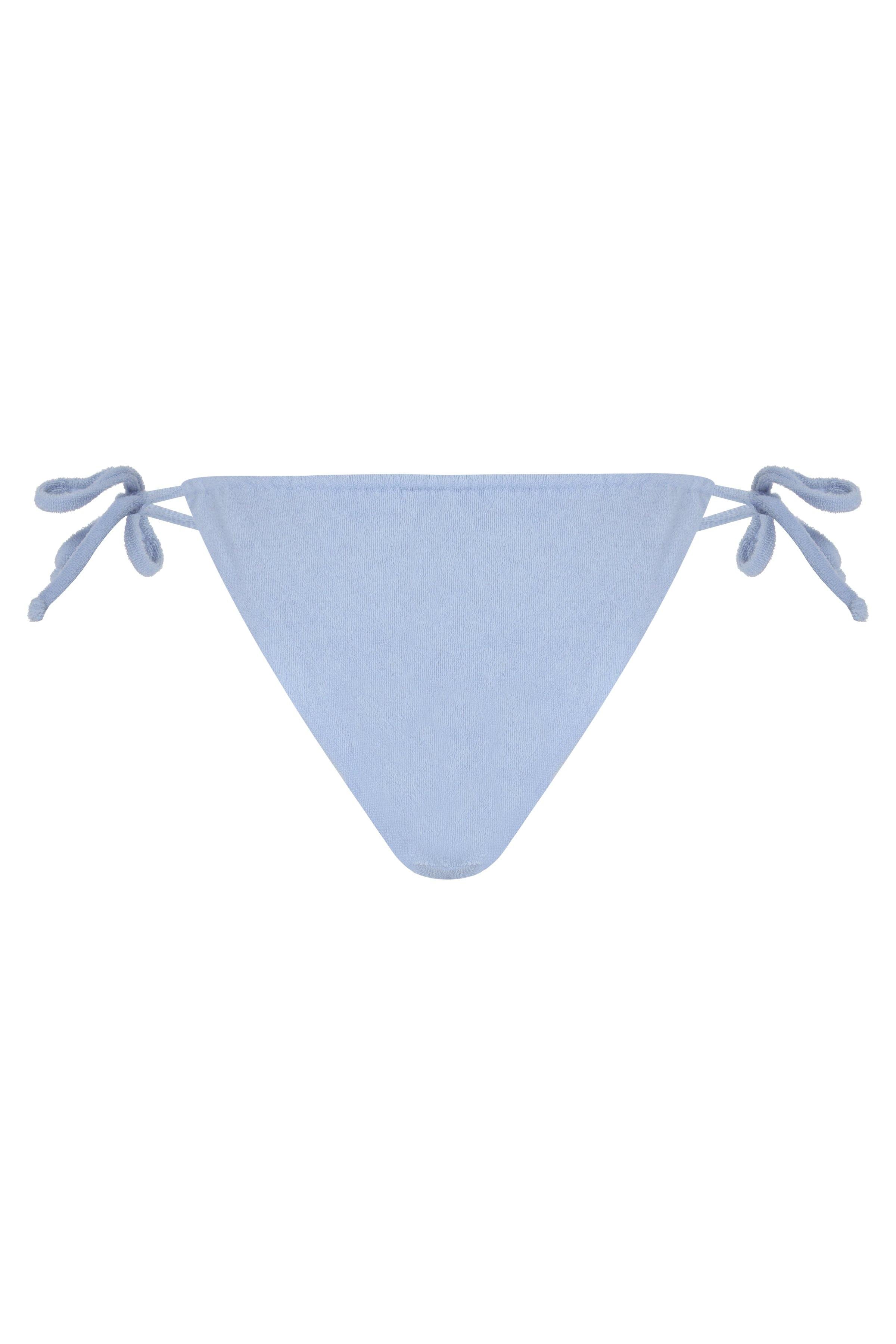Penelope Büzgülü Terry Bikini Altı Bebe Mavisi