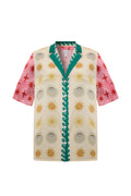 Shirt Cosmos Baskılı İpek Twill