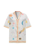Shirt Midheaven Baskılı İpek Twill
