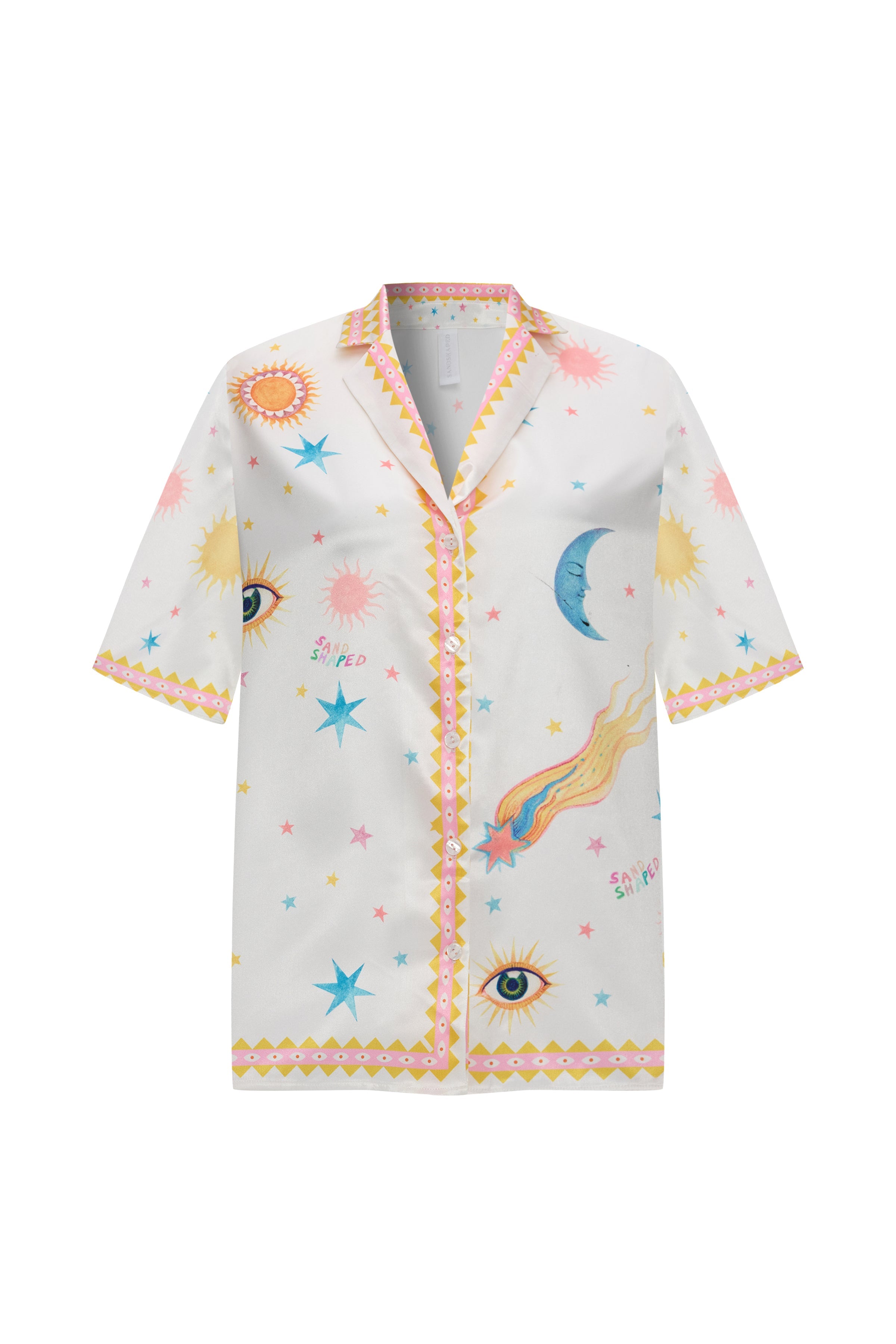Shirt Midheaven Baskılı İpek Twill