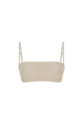Mileva Terry Havlu Bralette Bikini Üstü Bej