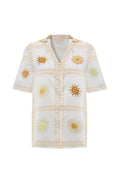 Shirt Visions of the Sun Baskılı İpek Twill