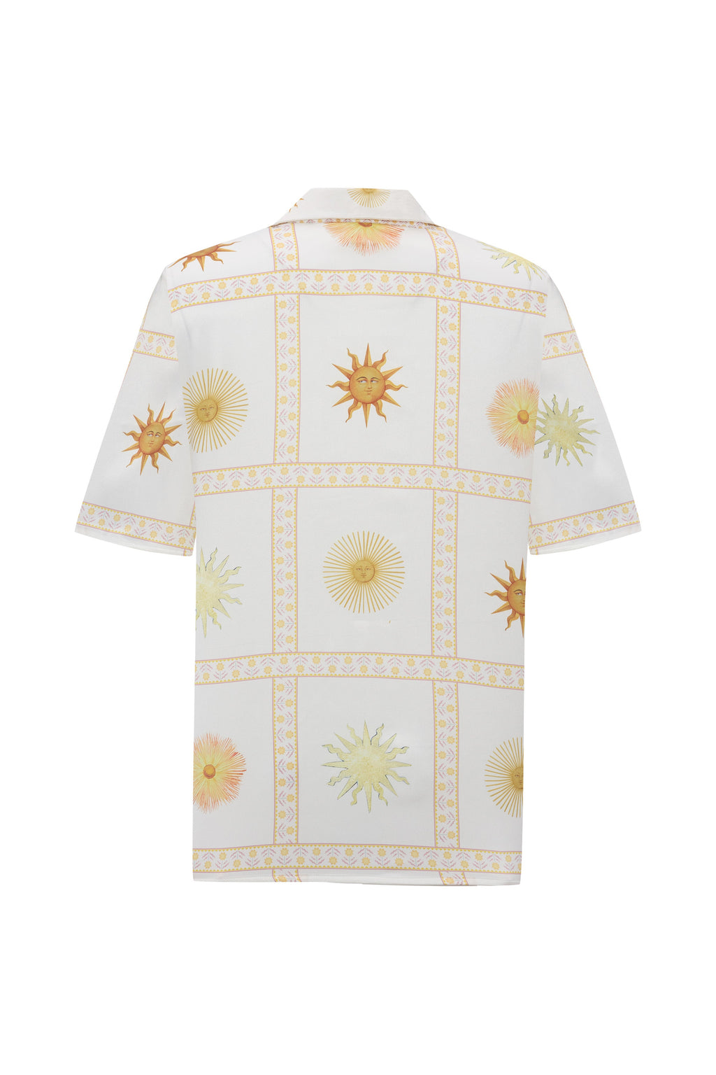 Shirt Visions of the Sun Baskılı İpek Twill