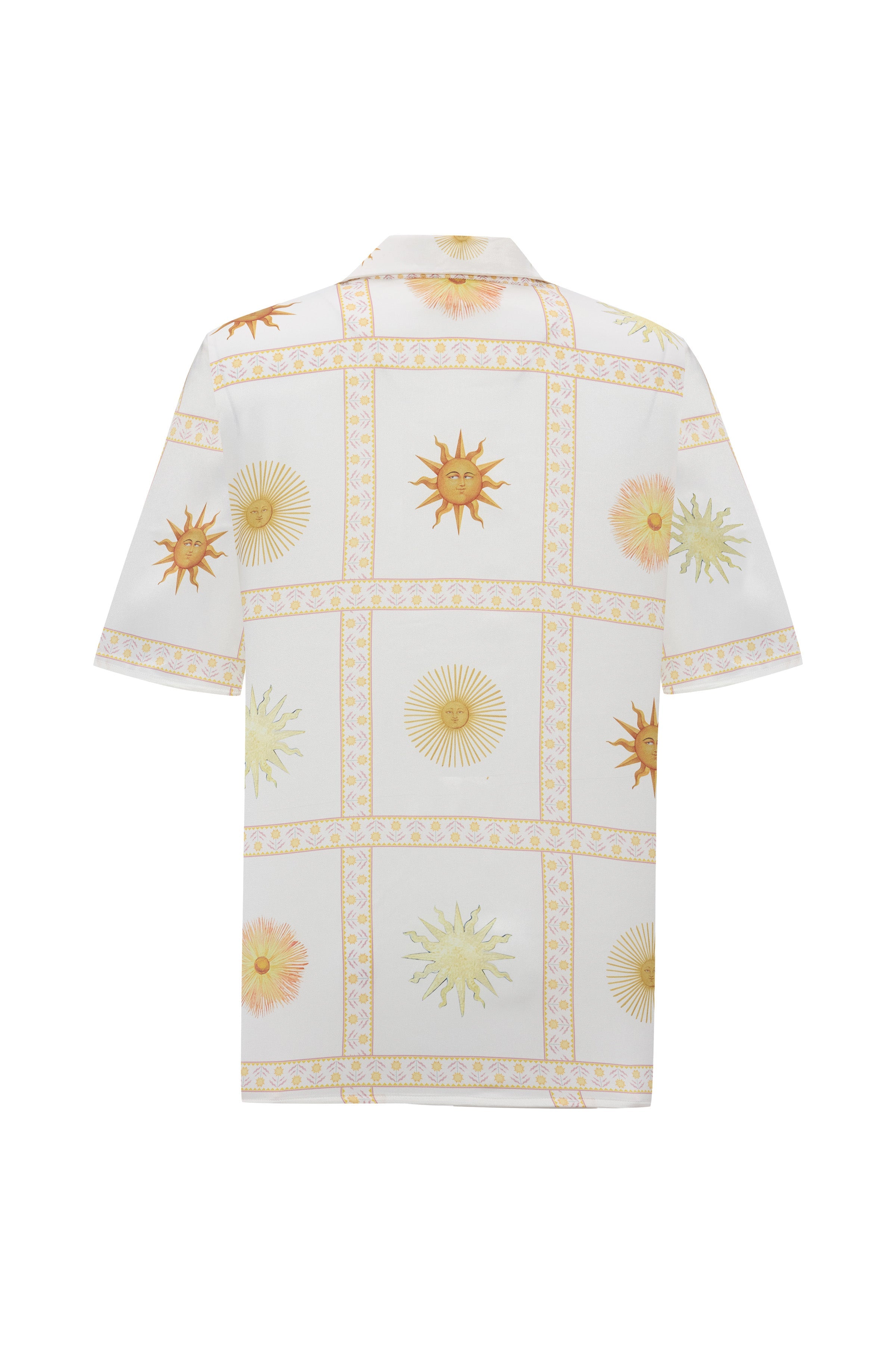 Shirt Visions of the Sun Baskılı İpek Twill