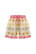 Shorts Cosmos Baskılı İpek Twill