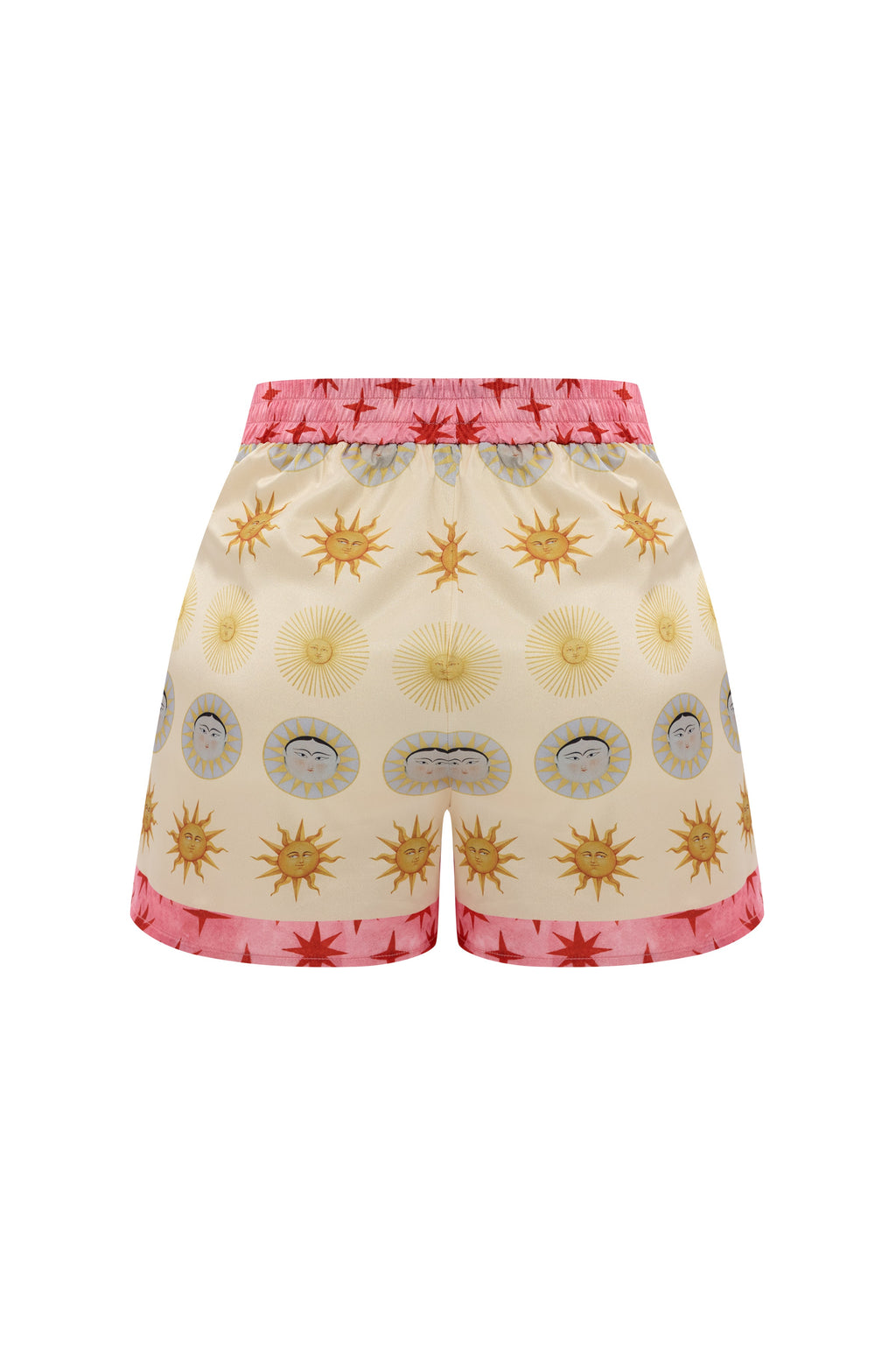 Shorts Cosmos Baskılı İpek Twill