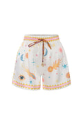 Shorts Midheaven Baskılı İpek Twill