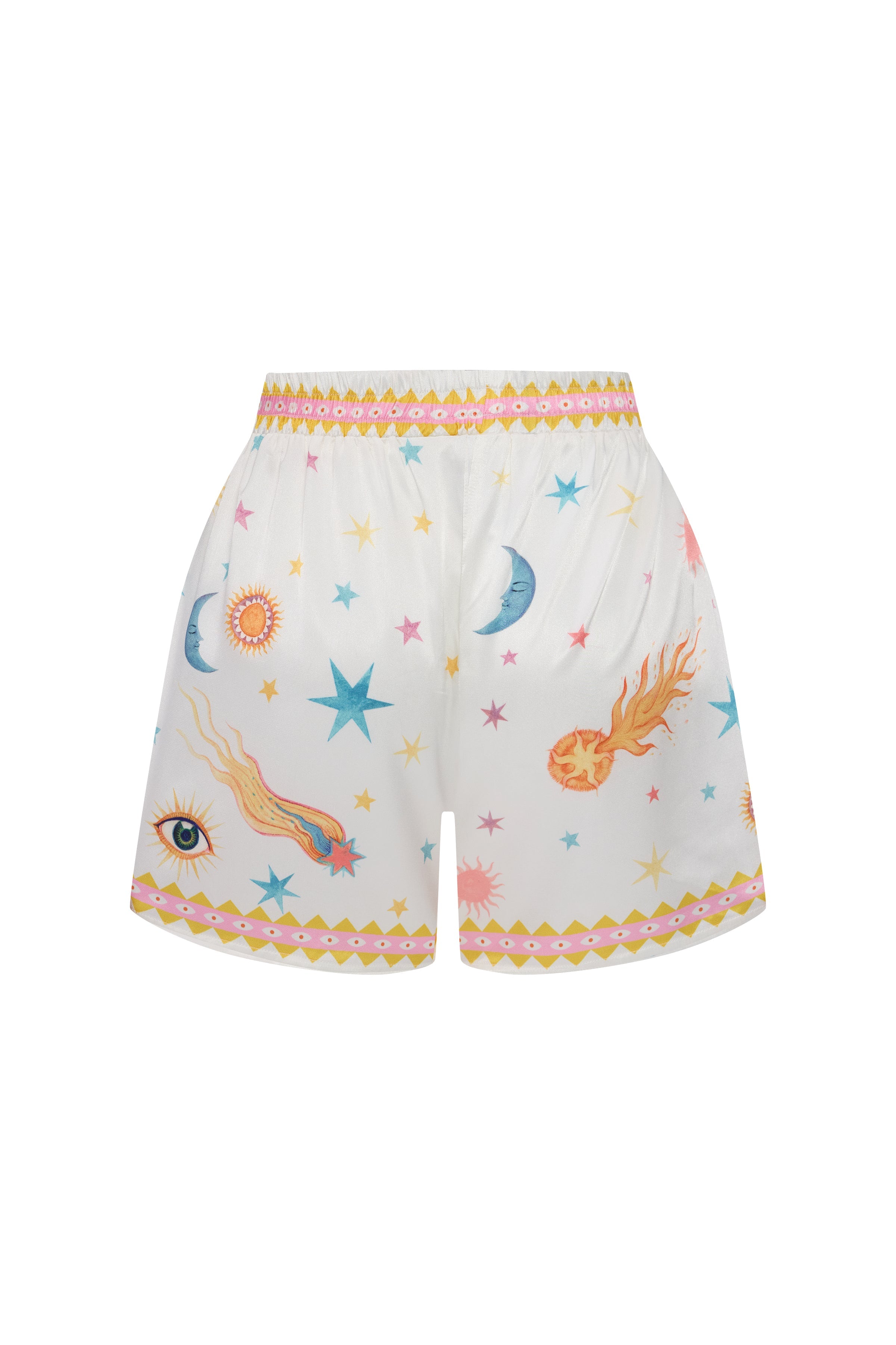 Shorts Midheaven Baskılı İpek Twill