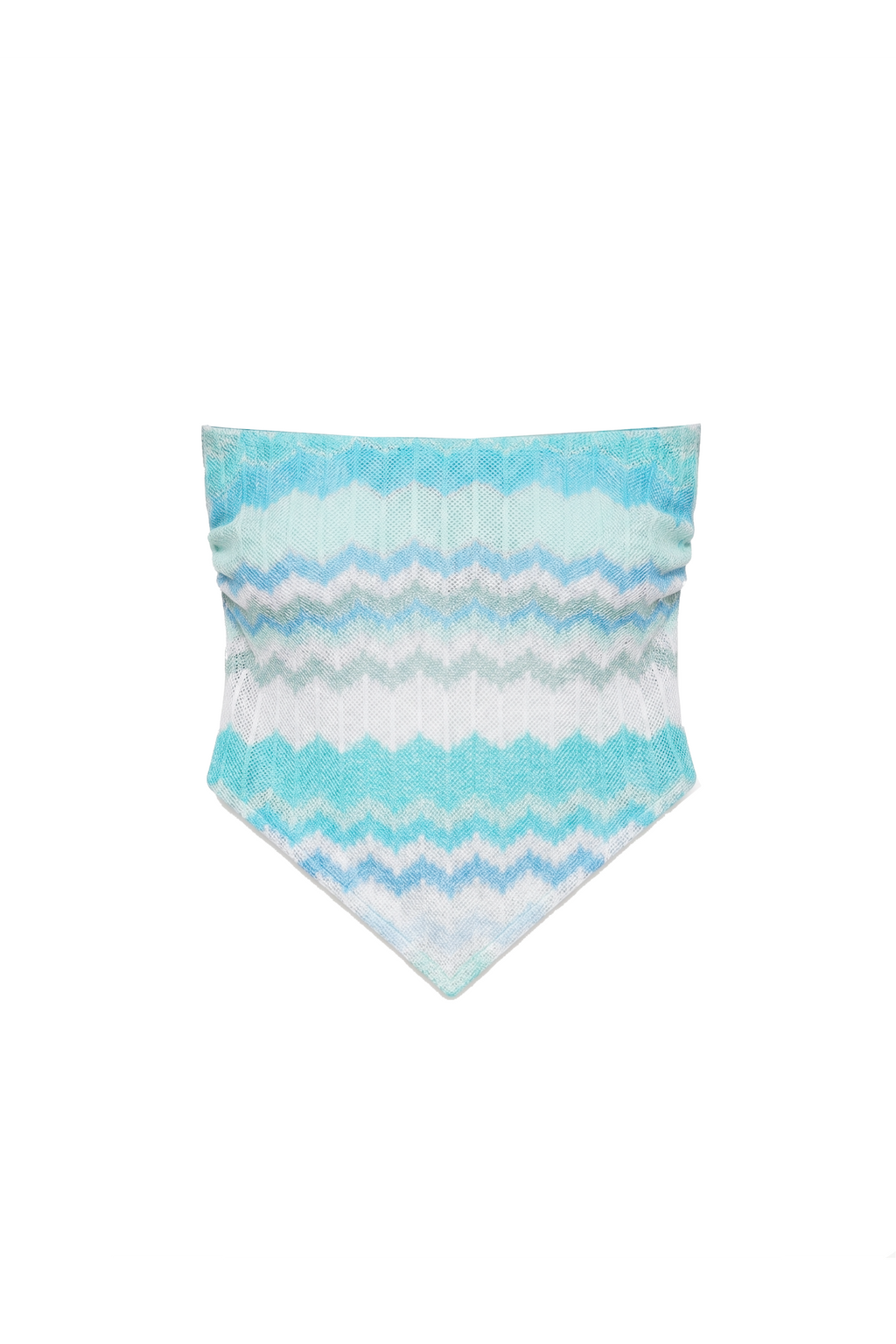 Willow Bandeau Top Zigzag Metalik Almara