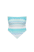 Willow Bandeau Top Zigzag Metalik Almara