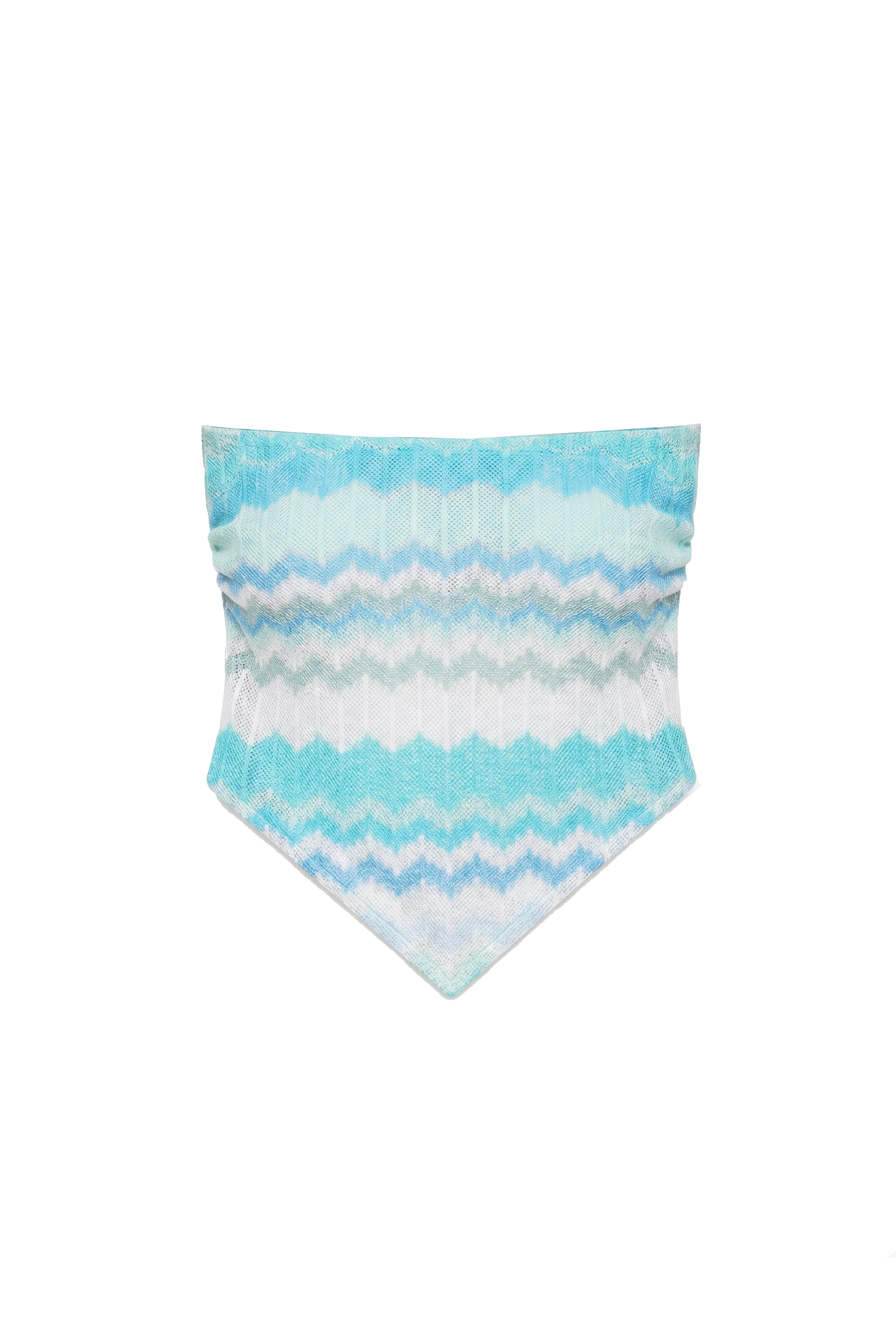 Willow Bandeau Top Zigzag Metalik Almara