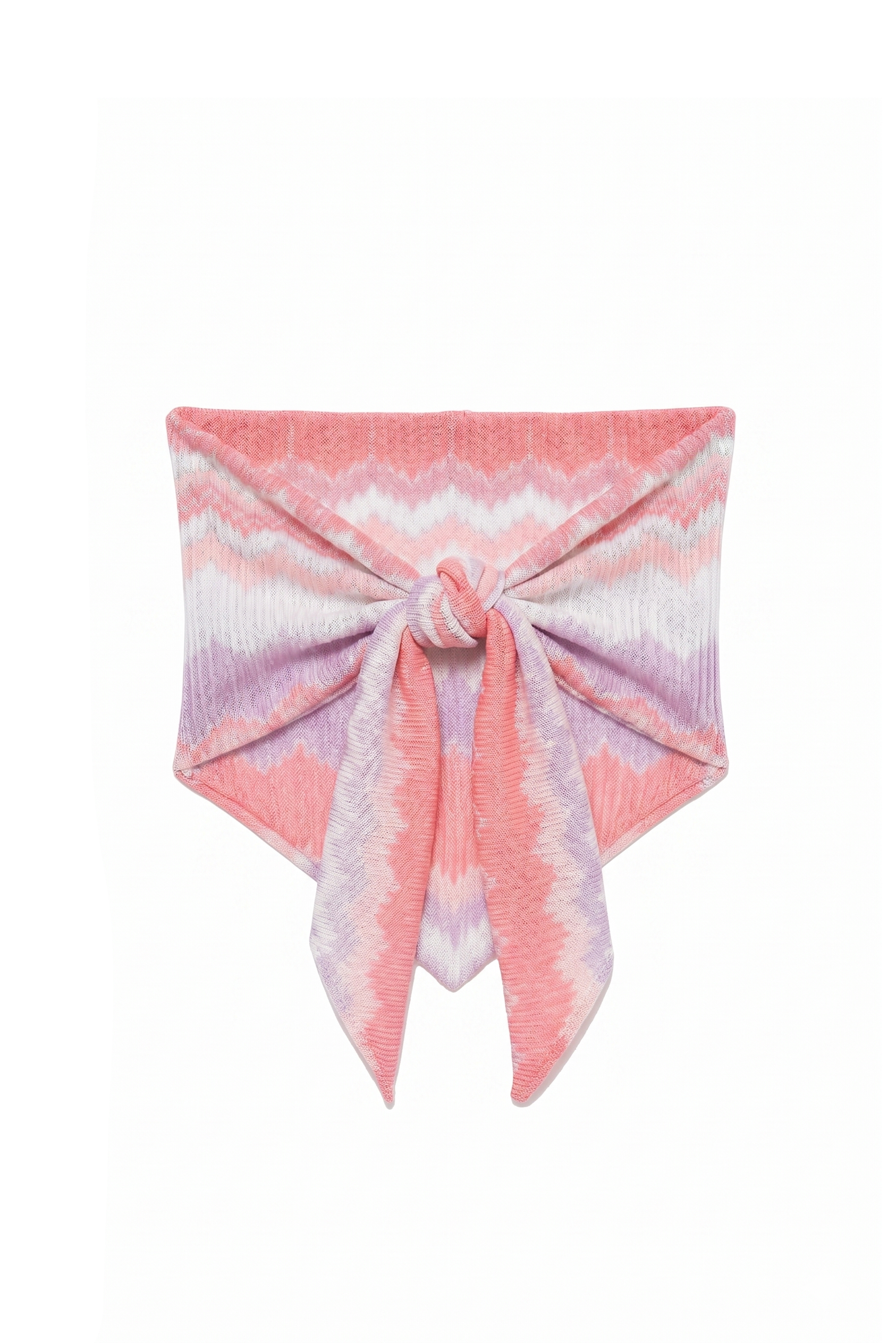 Willow Bandeau Top Zigzag Metalik Soleia