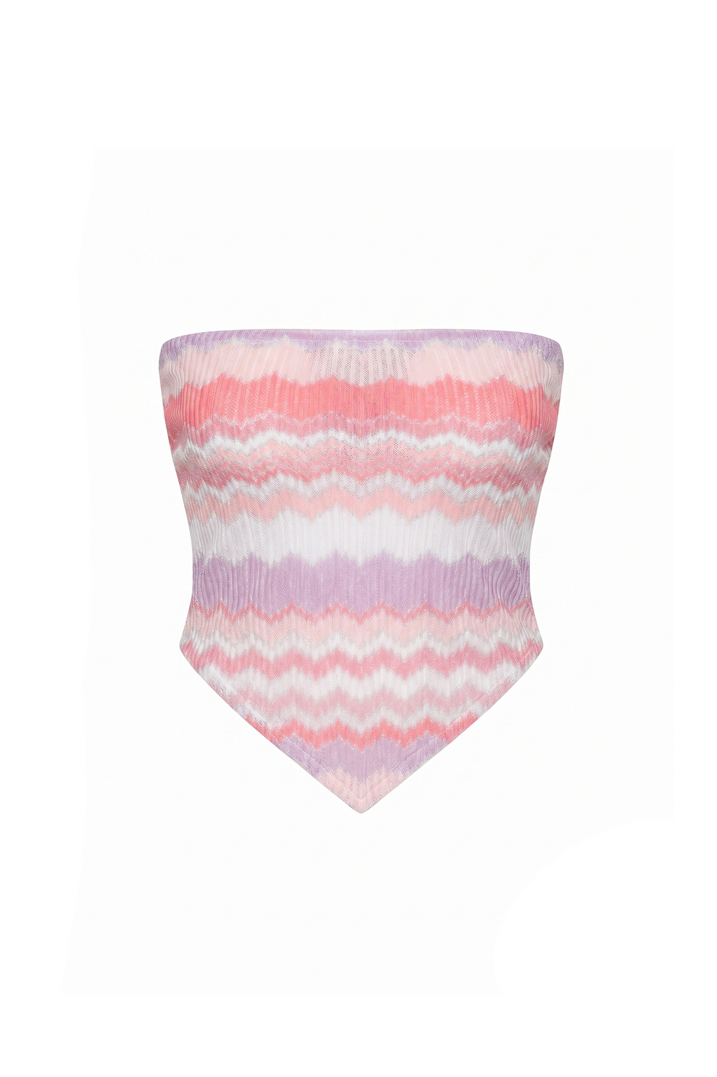 Willow Bandeau Top Zigzag Metalik Soleia