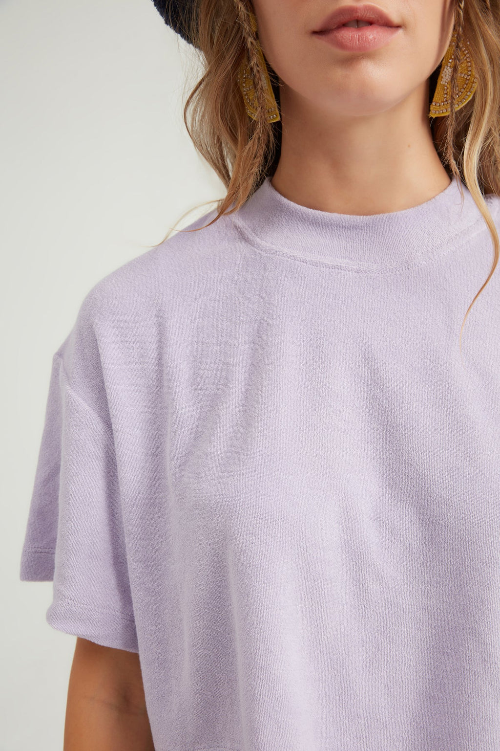 Byblos Terry Havlu Tshirt Lavanta