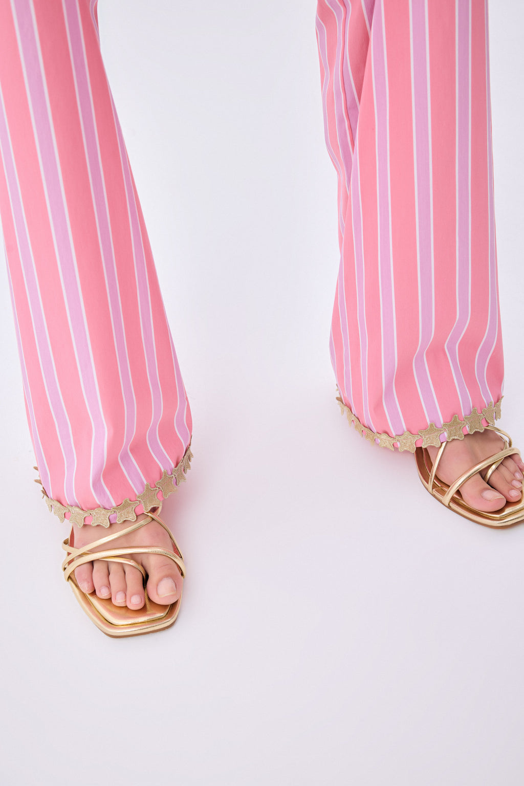 Trousers Guava Star Çizgili Pamuk Karışımlı