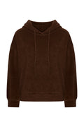 Miki Terry Havlu Uzun Sweatshirt Kahverengi