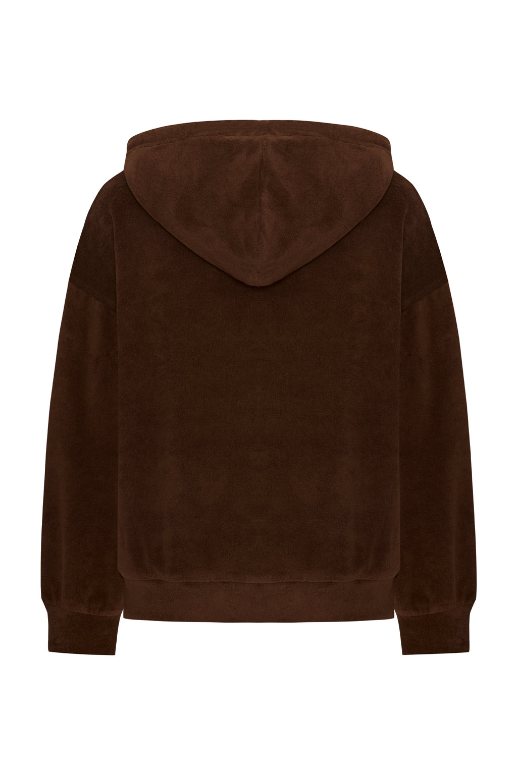 Miki Terry Havlu Uzun Sweatshirt Kahverengi
