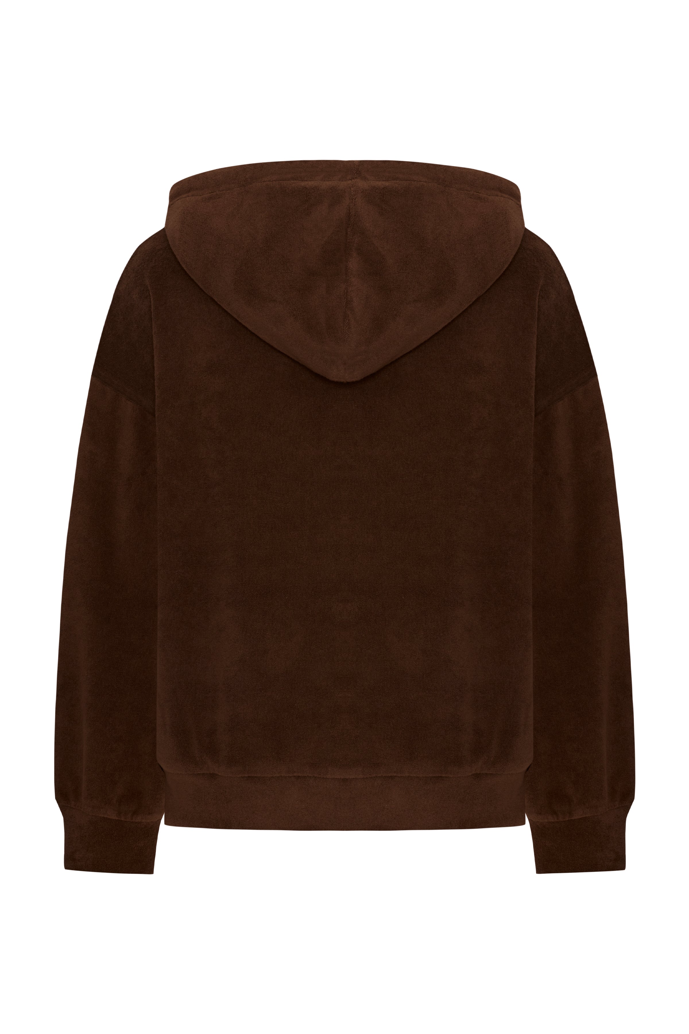 Miki Terry Havlu Uzun Sweatshirt Kahverengi