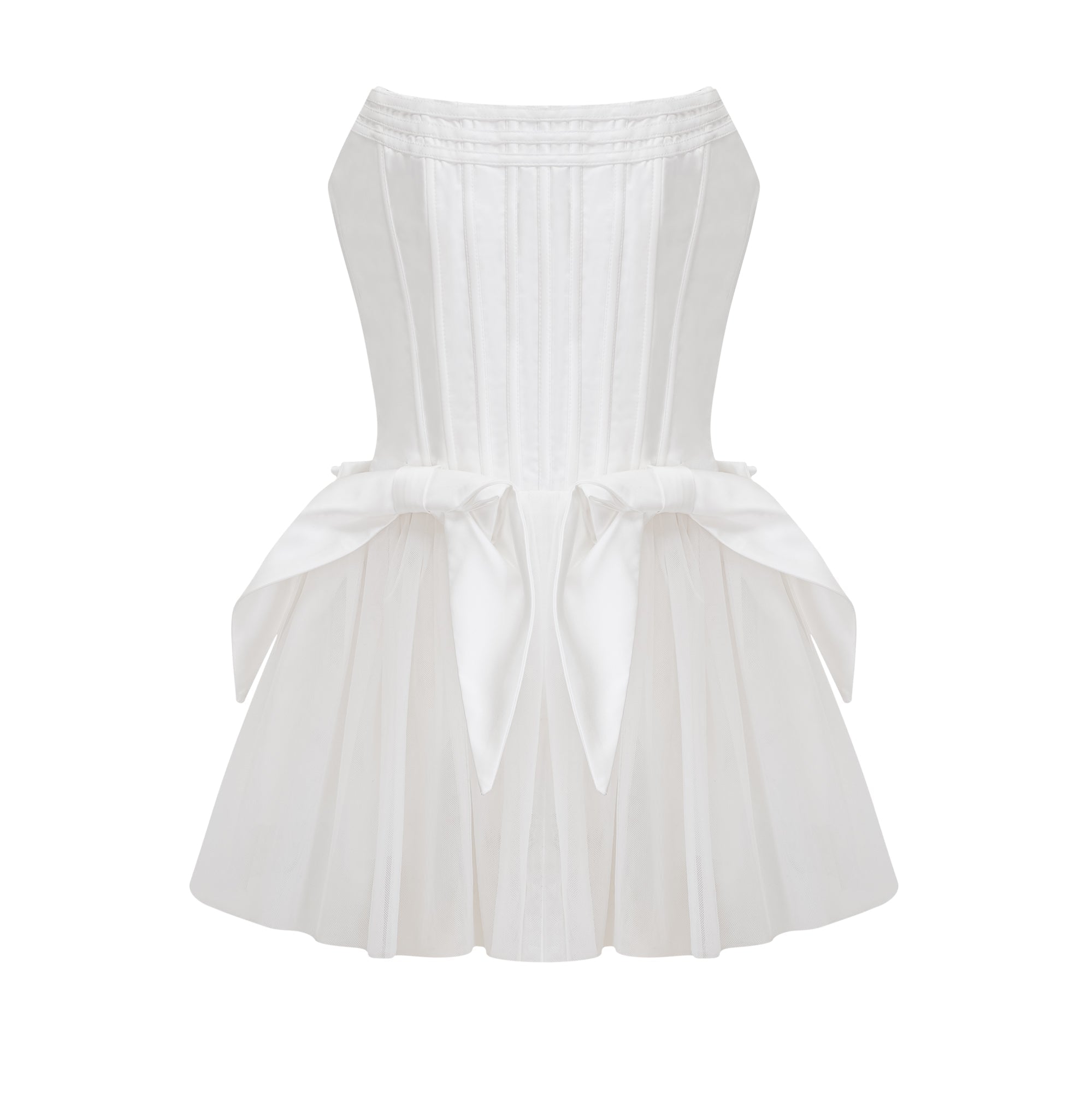 Joséphine tül mini elbise