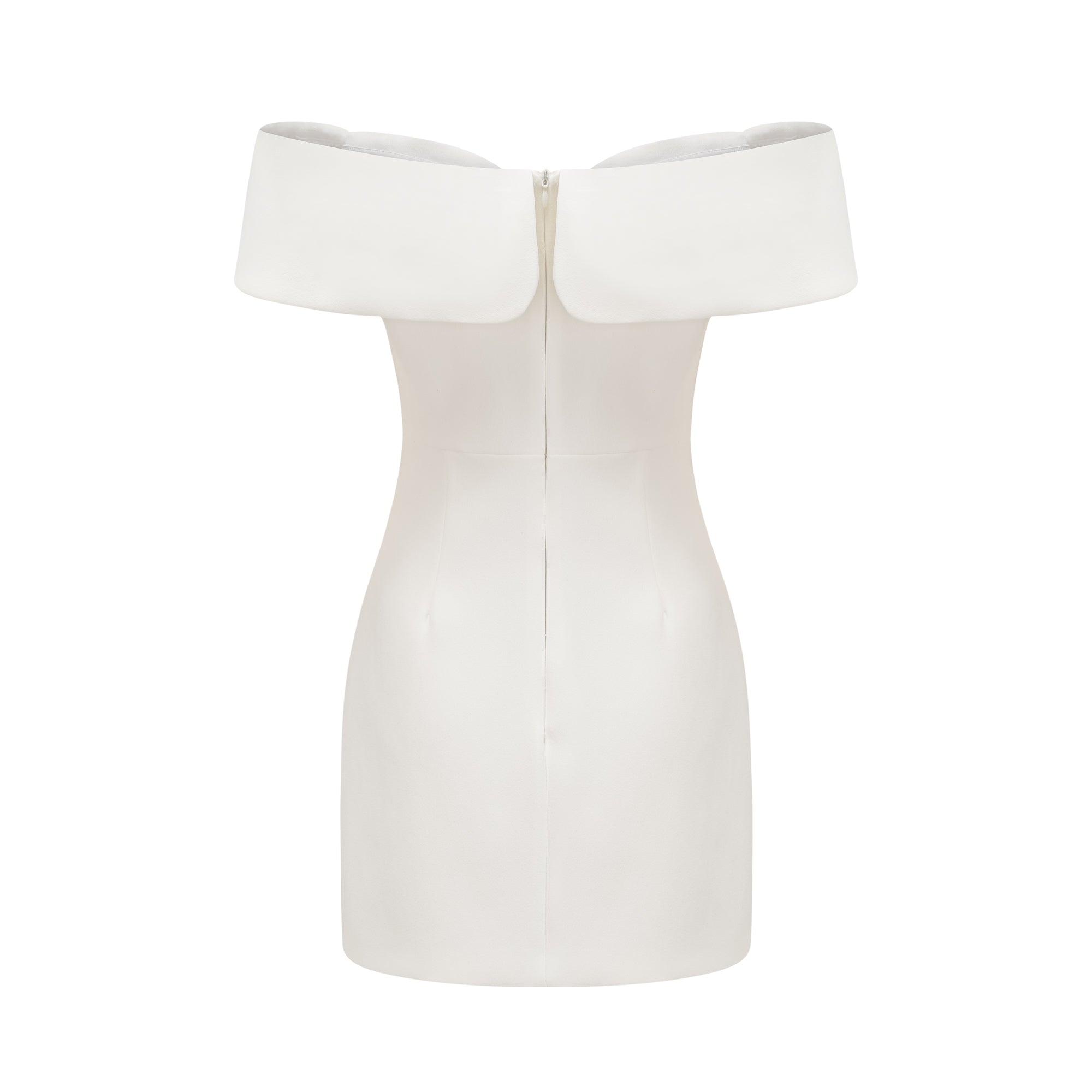 Victoire fiyonk detaylı mini elbise