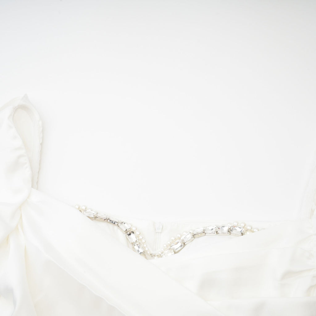 Avalon Kristal Dantelli Mini Elbise