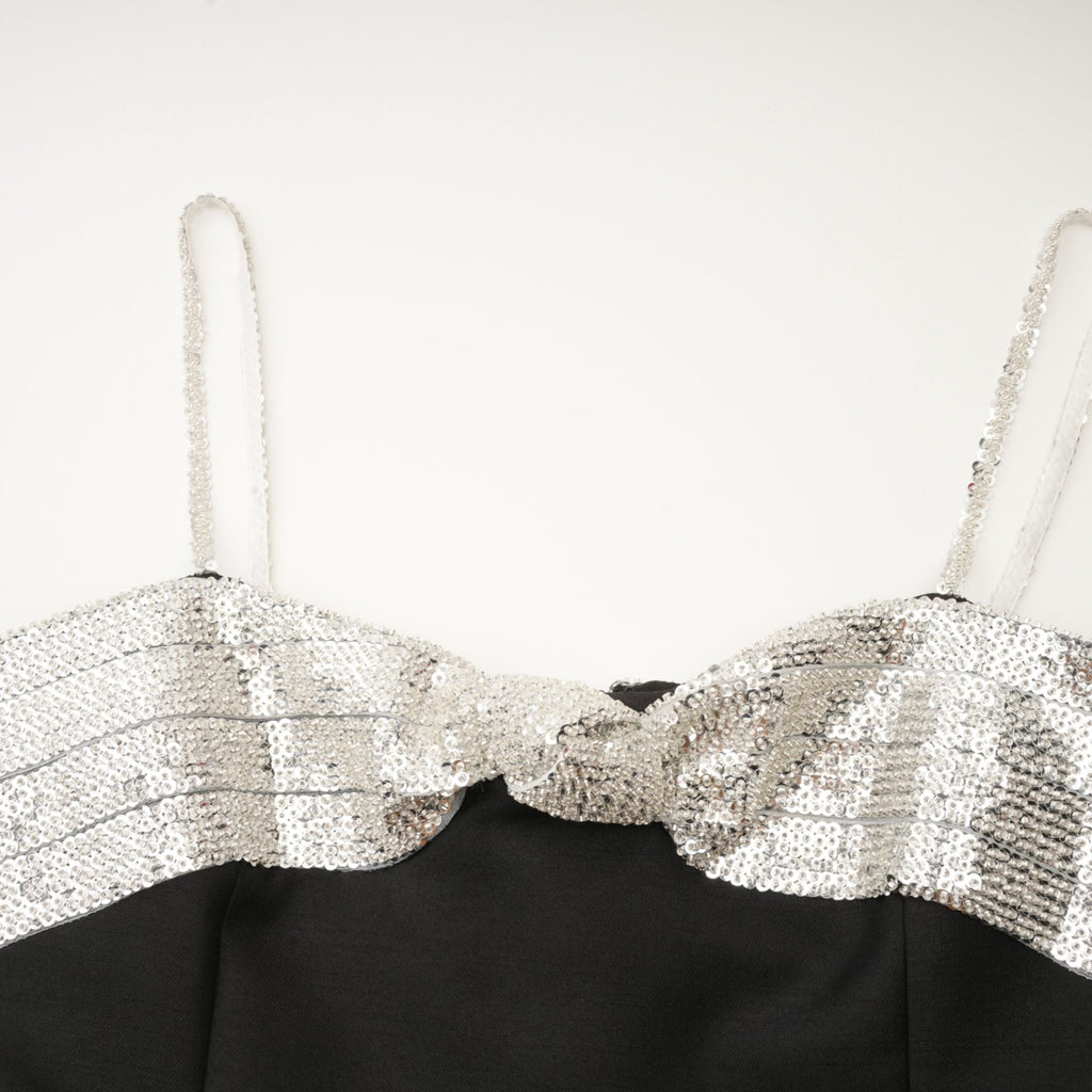 Lourdes fiyonk mini elbise