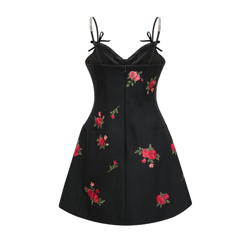 Jovanna çiçek mini elbise