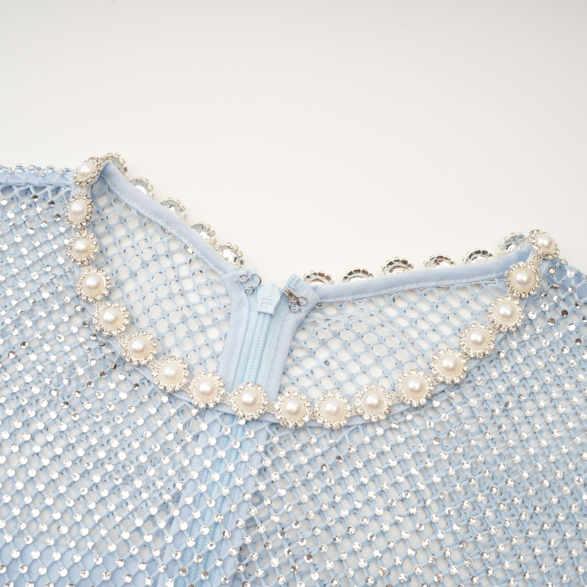Lilas midi elbise