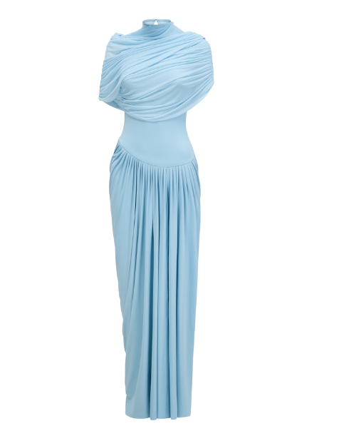 Fly Pileli  Maxi Elbise